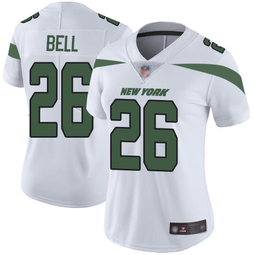 New York Jets Limited White Women LeVeon Bell Road Jersey NFL Football #26 Vapor Untouchable->women nfl jersey->Women Jersey